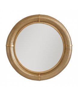 Capital Lighting 736101MM Perforated Metal Round Mirror